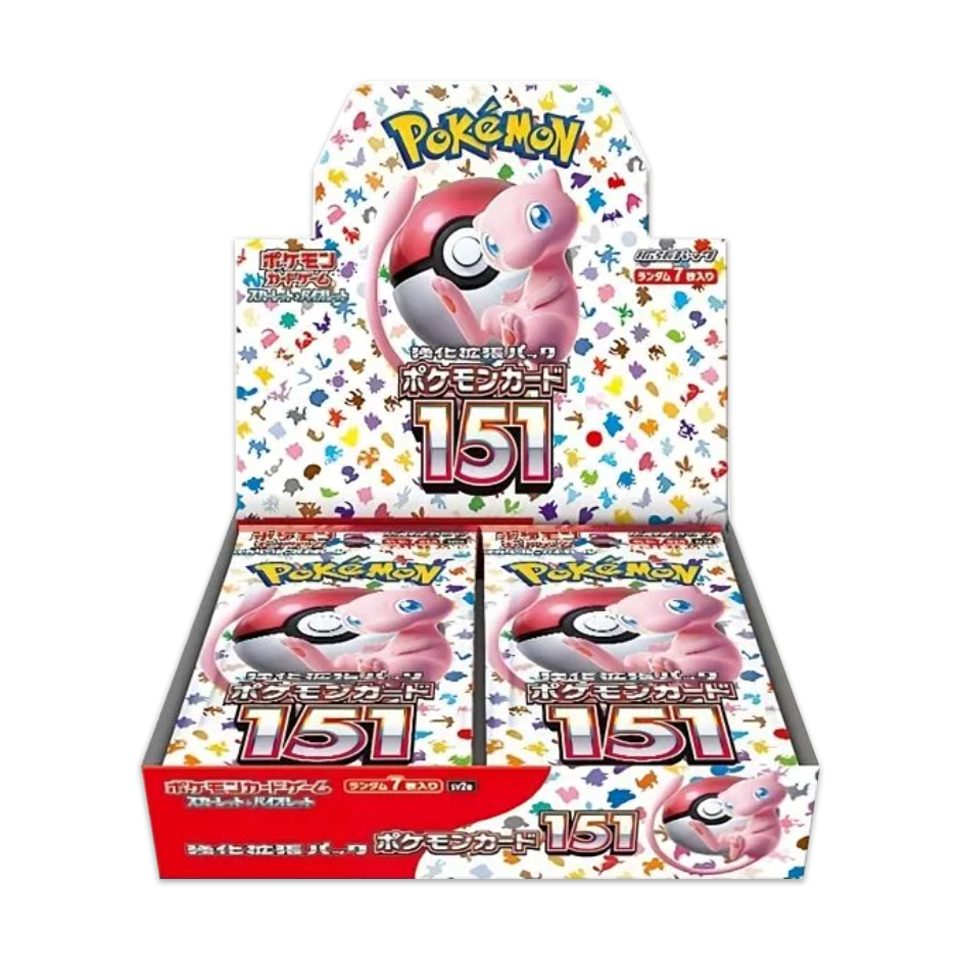 Japanisches Pokémon Card 151 Booster Display